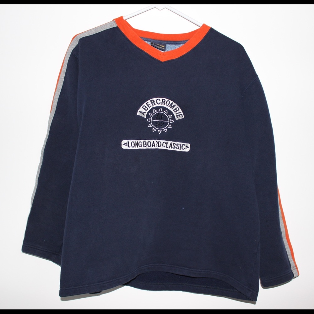 Vintage Abercrombie & Fitch V-Neck Sweatshirt